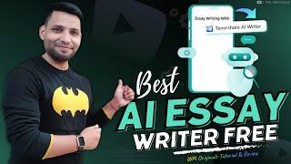 How to Write an Essay | Best AI Essay Writers for Research Papers - Tenorshare AI Writer