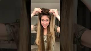 Trying Old TikTok Hair Trends (Part 1) #shorts #hairtrends #tiktokhair #hairtrends #braid #longhair