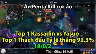 Kassadin Tốc chiến | Top 1 Thách đấu | Sự đáng sợ kinh hoàng của một Kassadin có tỷ lệ thắng 94,5%