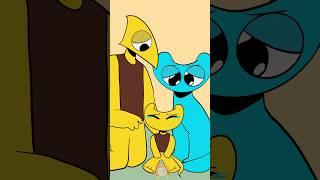 Yellow X Cyans BABY HAPPINESS | RAINBOW FRIENDS CHAPTER 2 ANIMATION #rainbowfriendschapter2 #shorts