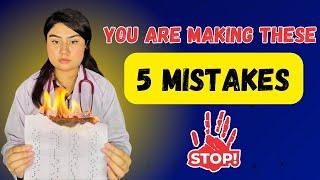 GIVE ME 7 MINUTES I WILL TELL MOST COMMON MISTAKES ARE YOU MAKING THESE MISTAKES ⁉️| MDCAT MENTOR