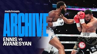 Jaron Boots Ennis’ Impressive Matchroom Debut | Ennis Vs Avanesyan Full Fight