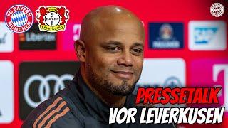 Pressetalk mit Vincent Kompany vor FC Bayern - Bayer Leverkusen | DFB-Pokal