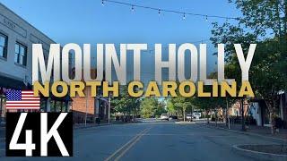 Road Tour Drive of Mount Holly, North Carolina in 4K - NC-27 - Mt. Holly Rd. - Mount Holly Tour