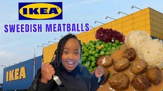 IKEA Famous Swedish Meatballs | First time trying