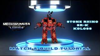 MWO: Stone Rhino SR-K Koloss - Matches at Tourmaline Desert & Viridian Bog - Build Tutorial