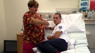 Skill 11.7 Assisting a client to sit on edge of bed