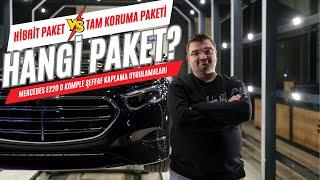 HİBRİT PAKET Mİ TAM KORUMA PAKETİ Mİ? Aralarındaki Farkları Anlattık! | Mercedes E220 Uygulamaları!