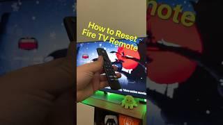 How to Reset Fire TV Remote