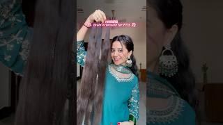 ₹115 me Nakli Baal? #braids #meesho #onlineshopping #hairstyle #hairtutorial #hairextensions