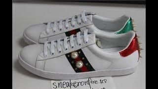 Fashion Ace Low-Top Studded Leather Sneaker Review from sneakeronfire.us