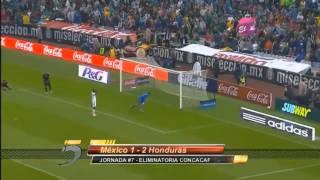 Aztecazo Narración Hondureña México 1-2 Honduras