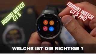 Huawei Watch GT 5 oder GT 5 Pro: Das sind die Unterschiede (Gewinnspiel)