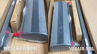 Wellker Solar-Rollladen SSR -vs- Velux Solar-Rollladen SSL