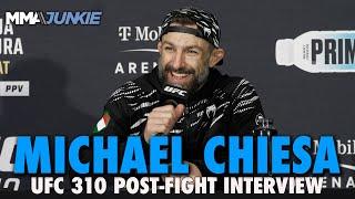 Michael Chiesa Revels in Birthday Win, Wants to Break Damian Maia's Submission Record | UFC 310