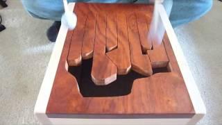 8 Key Tuned Wooden Tongue Drum 2015 #2 (D Minor)