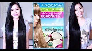 Long Healthy Hair Secrets- Organic Coconut Hot Oil Treatment Demo-Beautyklove