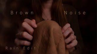 ASMR | Brown Noise and Towel Scratching for Sleep | Rain Edit (No Talking)