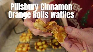 Pillsbury Cinnamon Orange Rolls Waffles