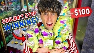 I Found A Claw Machine Where You Almost Can't Lose! (HUGE PROFIT)