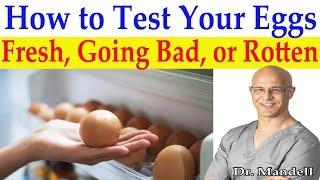 Two Best Ways to Test if Your Eggs are Fresh, Going Bad, or Rotten - Dr Alan Mandell, DC