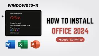 How to Install and Activate Microsoft Office 2024 | Install Office 2024