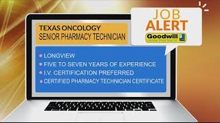 JOB ALERT: Texas Oncology in Longview needs a Pharmacy Technician Sr.