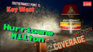 Archive - Oct 8/9 Hurricane Milton Coverage - Key West Cam, Southernmost Point Buoy, FL