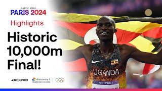 Uganda's Joshua Cheptegei clinches gold with Olympic record in men's 10,000m  | #Paris2024