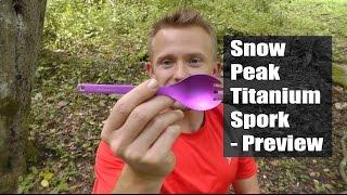 Snow Peak Titanium Spork - Preview