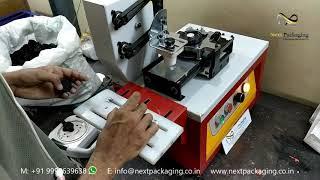 Logo printing machine on caps ,  Small portable pad pad - logo printing machine