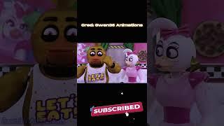 FNAF Originals meet Glamrocks #shorts | cred: Gwen36 Animations | part II