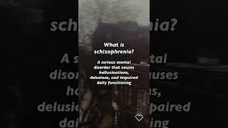 Schizophrenia explained #mentalhealth #psychology #mentalillness #schizophrenia #healthcare