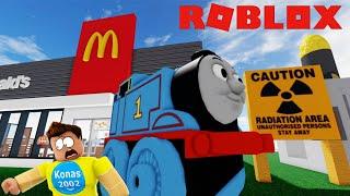 ROBLOX THOMAS VISITS MCDONALDS NEW PLAYLAND !  || Roblox  Gameplay || Konas2002