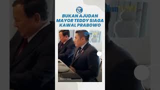 Mayor Teddy Siaga Kawal Prabowo Meski Bukan Ajudan, Awasi Kondisi Sekitar saat Bertemu Menhan AS