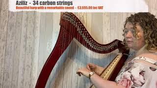 Edinburgh Harp Festival 2021 demonstration of Camac harps