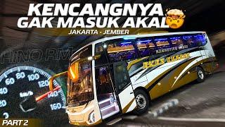 TERNYATA BENAR, BUS INI KENCANG BANGET‼️AKAS AURORA Executive Class Jakarta - Jember PART 2