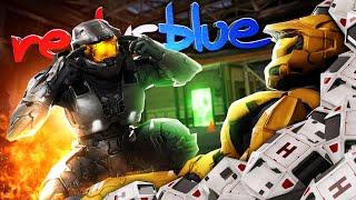 They added a PLAYABLE Red Vs Blue Mission to Halo 3...