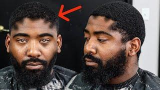 I RESURRECTED HIS HAIRLINE  BALD TAPER/ FADED BEARD/ HAIRCUT TUTORIAL