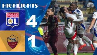 Lyon vs Roma 4-1 Highlights Goals | UEFA Women Champions League 2024/25