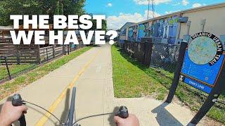 Is This the Best Bike Path in Downtown Orlando? | Cycling the Orlando Urban Trail Dinky Line