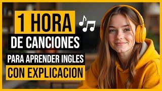 🟠 ¡CANCIONES Fáciles Para Aprender Inglés!  Curso Completo De Inglés Con Música 