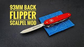 Is this my favorite SAK MOD??  The BACK FLIPPER SCALPEL mod!  | 4K