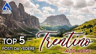 Trentino-Alto Adige: Top 5 Città e Luoghi da Visitare | 4K