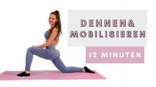 12 MIN DEHNEN & MOBILISIEREN | Ganzkörper Streching Routine | Vivienne Noemi