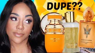 NEW! FRAGRANCE WORLD TROPICAL KISS PERFUME REVIEW VS AJAYEB DUBAI PORTRAIT & MANGO KISS FRAGRANCES