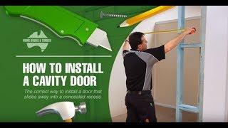 How to install a cavity unit