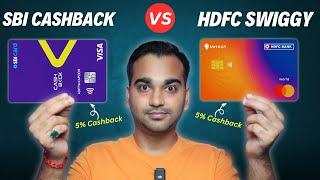 SBI Cashback vs HDFC Swiggy Credit Card: Detailed Comparison