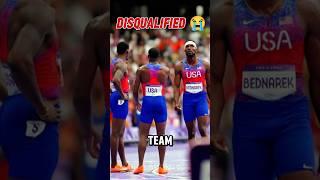 US Men’s 4x100m Relay Team Disqualified at Paris 2024! 