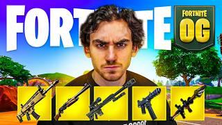 Intenté Conseguir TODAS las ARMAS de FORTNITE OG